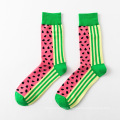 Hot Sale Wholesale Cotton Crew Crazy Striped  Cotton Colorful Happy Crew Socks Dress For And Men Fashion Ankle Socks